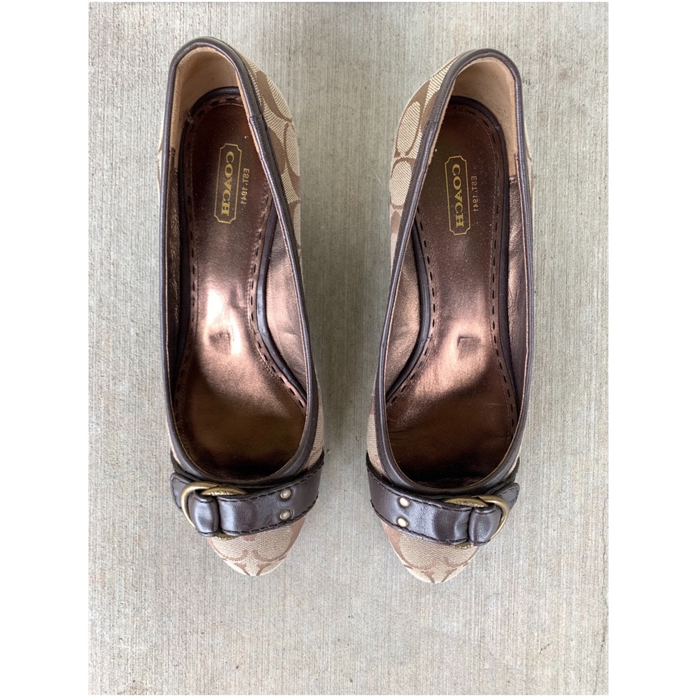 Coach Millie Signature Wedge Heel